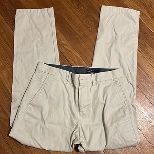 Gap men’s straight leg khakis, 29x30